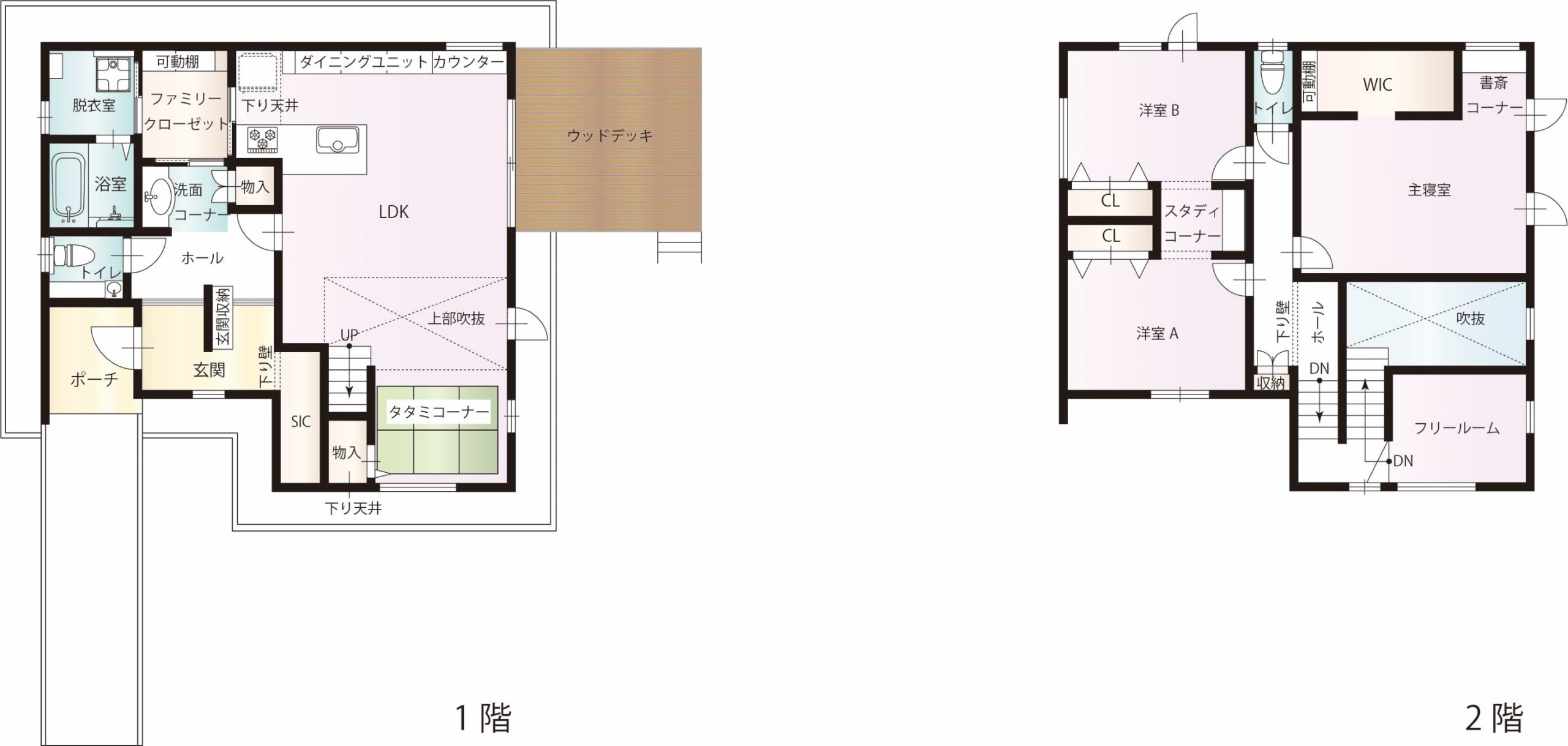 HOUPARK 住宅平面図