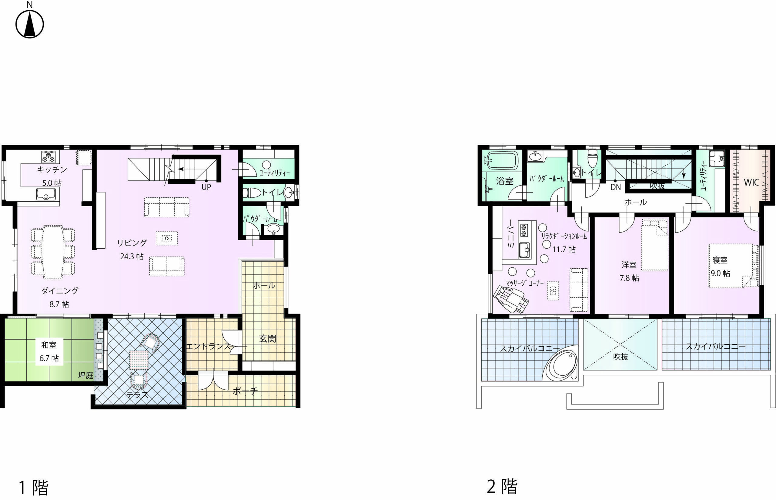 HOUPARK 住宅平面図