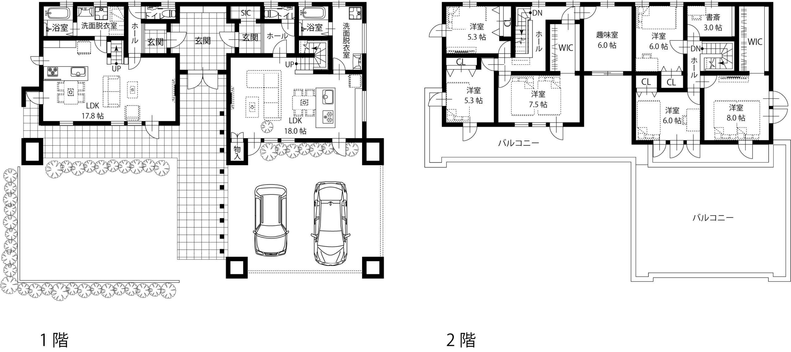 HOUPARK 住宅平面図